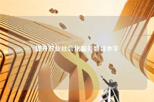 提升农业社会化服务数智水平